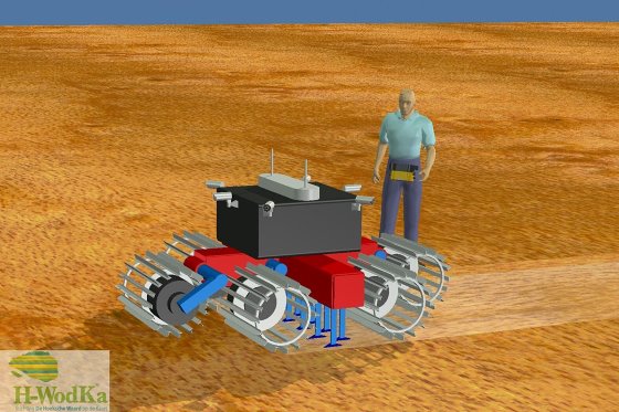 Autonomous robot built specially for a perfect seed bed