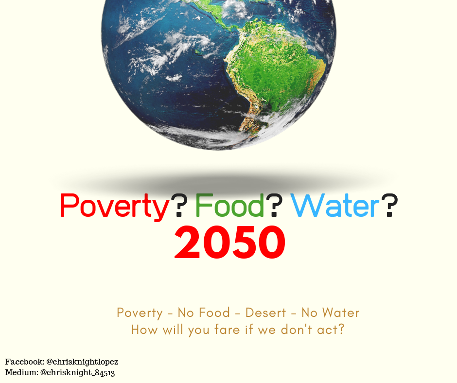 By 2030, we will need 50% more food, 45% more energy, and 30% more water