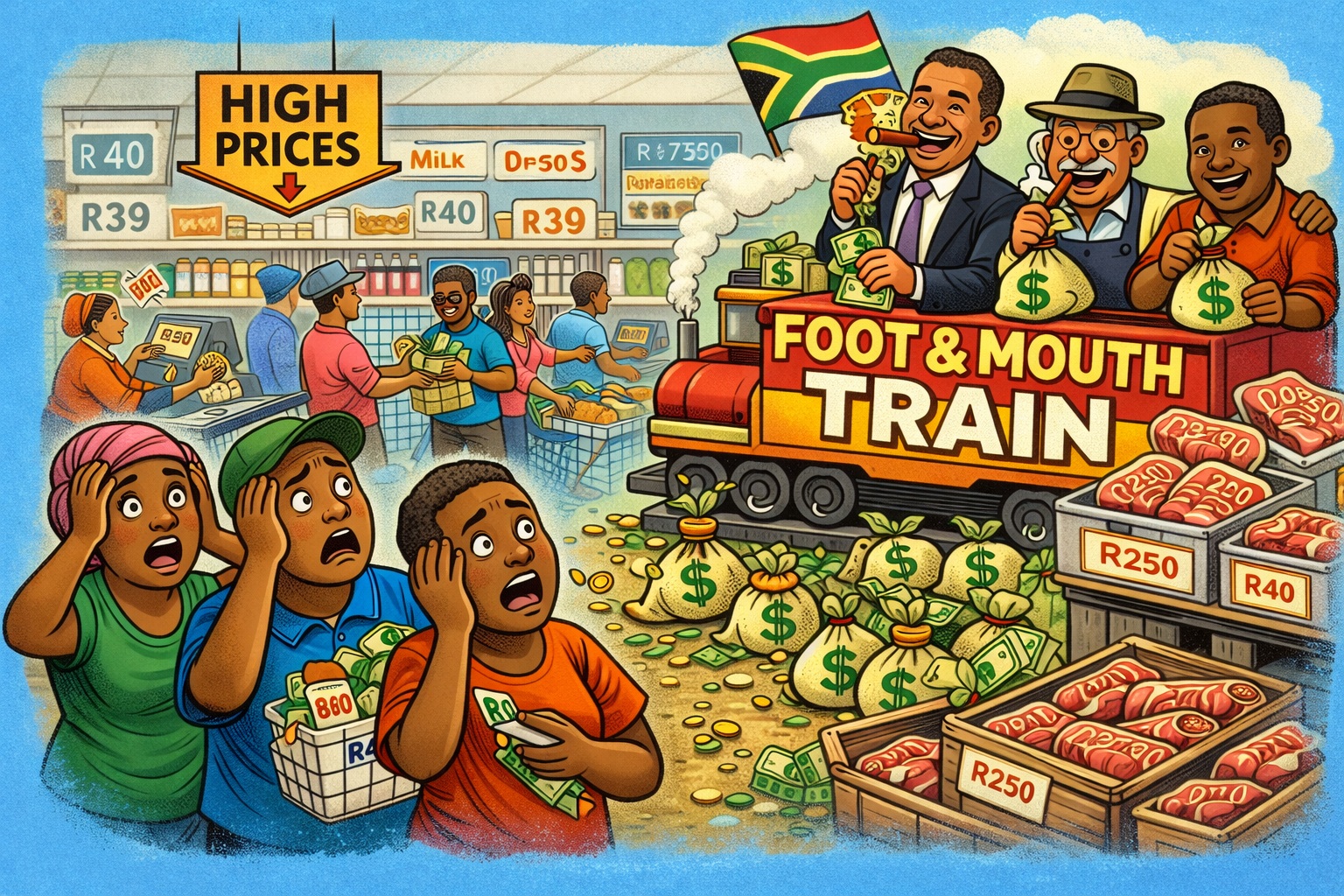 FMD crisis drives up beef and pork prices